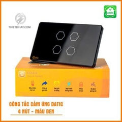 Công tắc Hunonic cảm ứng Datic – 4 Nút