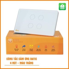 Công tắc Hunonic cảm ứng Datic – 4 Nút