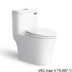 Bồn cầu liền 1 khối Viglacera V63