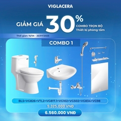 Combo thiết bị vệ sinh Viglacera số 1