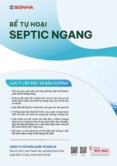 Bồn tự hoại Sơn Hà ngang Septic  1000L
