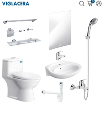 Combo thiết bị vệ sinh Viglacera số 11 (TIẾT KIỆM)
