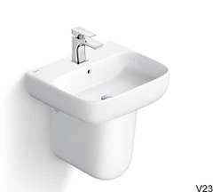 Chậu rửa mặt Viglacera treo tường V23 ( bao gồm cả chân)