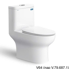 Bồn cầu liền 1 khối Viglacera V64