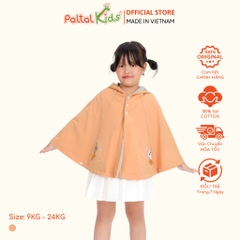Áo Choàng Cánh Dơi Cotton Melan Bé Gái Cao Cấp - 191 4007