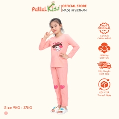 BST Mùa Đông - Đồ Bộ Tay Dài Cotton Mỹ Bé Gái Cao Cấp - 023 6027