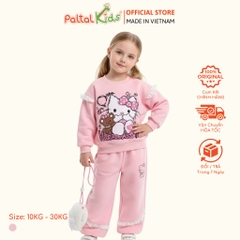 BST Mùa Đông - Đồ Bộ Tay Dài Nỉ 2 Da Bé Gái Cao Cấp - 223 6058