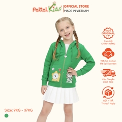 Áo Khoác Tai Thỏ CVC Bé Gái Cao Cấp - 401 4016