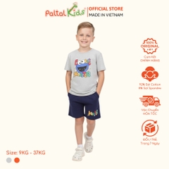 Đồ Bộ Đùi Cotton Mỹ Hình In Quái Vật Bé Trai Cao Cấp - 025 2113