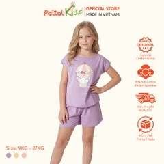 BST Mùa Hạ - Bộ Đùi Tay Ngắn Cotton Mỹ Bé Gái Cao Cấp - 025 2155