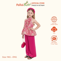 Set Yếm Trung Hoa Đính Hoa 3D To Cách Tân Bé Gái Cao Cấp - 533 6100