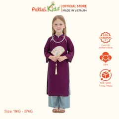 Set Áo Dài Gấm Mềm Mợ Chảnh Cách Tân Bé Gái Cao Cấp - 533 6102