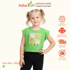 Áo Croptop Cotton Mỹ Bé Gái Cao Cấp - 020 1370