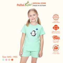 Đồ Bộ Đùi Cơ Bản Cotton Mỹ Bé Gái Cao Cấp - 025 5161 - Size 11