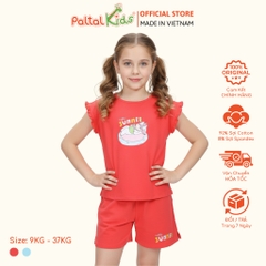 BST Mùa Hạ - Bộ Đùi Tay Ngắn Cotton Mỹ Bé Gái Cao Cấp - 025 5155