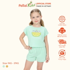 BST Mùa Hạ - Bộ Đùi Tay Ngắn Cotton Mỹ Bé Gái Cao Cấp - 025 5158