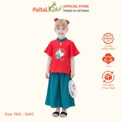 Set Bà Ba Voan Thô Cách Tân Bé Gái Cao Cấp - 533 6111