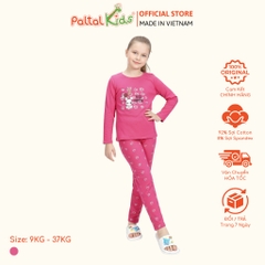 BST Mùa Đông - Đồ Bộ Tay Dài Cotton Mỹ Bé Gái Cao Cấp - 023 6024