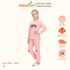 BST Mùa Đông - Đồ Bộ Tay Dài Cotton Mỹ Bé Gái Cao Cấp - 023 6027