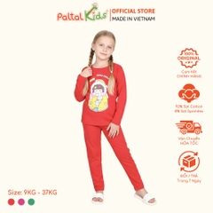 BST Mùa Đông - Đồ Bộ Tay Dài Cotton Mỹ Bé Gái Cao Cấp - 023 6021