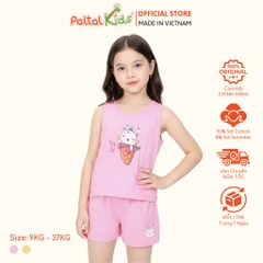 BST Mùa Hạ - Bộ Đùi Tay Ngắn Cotton Mỹ Bé Gái Cao Cấp - 025 2063