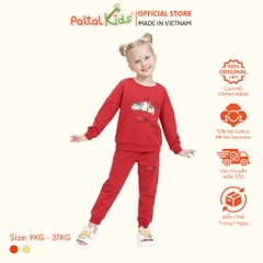 BST Mùa Đông - Bộ Dài Tay Dài Cotton Mỹ Bé Gái Cao Cấp - 023 6035