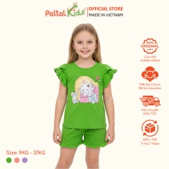 BST Mùa Xuân - Bộ Đùi Tay Ngắn Cotton Mỹ Bé Gái Cao Cấp - 025 2153