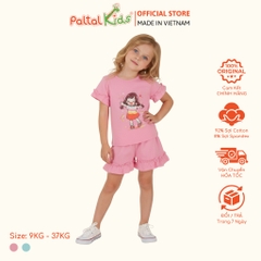 BST Mùa Xuân - Bộ Đùi Tay Ngắn Cotton Mỹ Bé Gái Cao Cấp - 025 2172