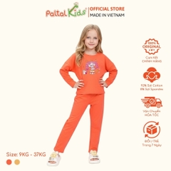 BST Mùa Đông - Bộ Dài Tay Dài Cotton Mỹ Bé Gái Cao Cấp - 023 6084