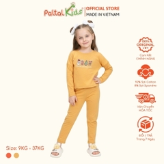 BST Mùa Đông - Bộ Dài Tay Dài Cotton Mỹ Bé Gái Cao Cấp - 023 6083