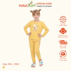 BST Mùa Đông - Bộ Dài Tay Dài Cotton Mỹ Bé Gái Cao Cấp - 023 6087