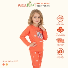 BST Mùa Đông - Bộ Dài Tay Dài Cotton Mỹ Bé Gái Cao Cấp - 023 6036