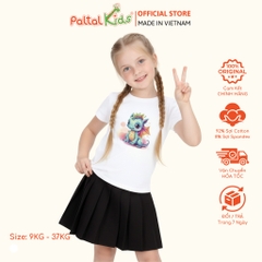 Áo Thun Cotton Mỹ Hình In Giáp Thìn - Rồng Xanh Bé Gái Cao Cấp - 020 1390