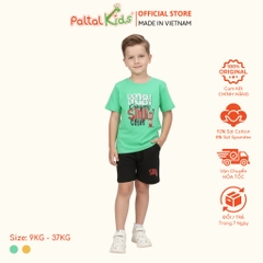Đồ Bộ Đùi Hình In Quái Vật Cotton Mỹ Bé Trai Cao Cấp - 025 2111