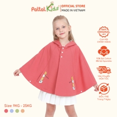 Áo Choàng Cánh Dơi Cotton Melan Bé Gái Cao Cấp - 191 4025