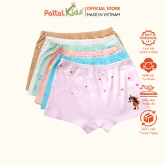 (CHE TÊN SẢN PHẨM) Lẻ 1 Quần Lót Dáng Đùi Cotton Màu Sắc Ngẫu Nhiên Bé Gái Cao Cấp - 027 7304 / 7401