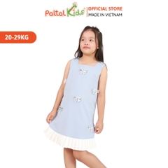 Đầm Dáng A Đuôi Cá Đính Nơ Lụa Nhung Cao Cấp - 26C 8037