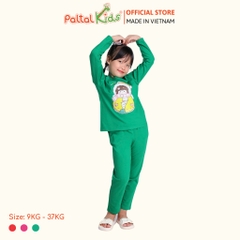 BST Mùa Đông - Đồ Bộ Tay Dài Cotton Mỹ Bé Gái Cao Cấp - 023 6021