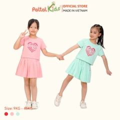 Set Áo Mix Chân Váy Cotton Mỹ Cao Cấp - 022 9203