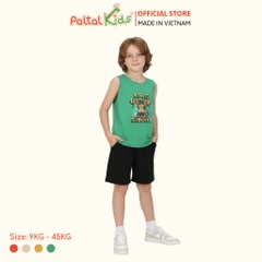 Đồ Bộ Đùi Sát Nách Hình In Nhiệt Cotton Borib Bé Trai Cao Cấp - 225 2127