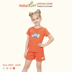 Đồ Bộ Đùi Cơ Bản Cotton Mỹ Bé Gái Cao Cấp - 025 5162 - Size 12