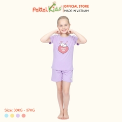 Đồ Bộ Đùi Cơ Bản Cotton Mỹ Bé Gái Cao Cấp - 025 2015 - Size 14