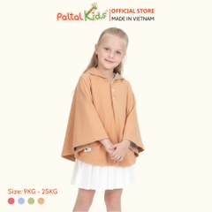 Áo Choàng Cánh Dơi Cotton Melan Bé Gái Cao Cấp - 191 4025