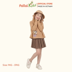 Áo Khoác Croptop Poly Chống Nắng Hình In Nhân Vật Hoạt Hình Bé Gái Cao Cấp - 311 4038