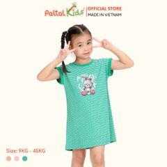 Đầm Dáng A Cánh Dơi Cotton Mỹ Cao Cấp - 02C 8024