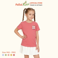 Áo Thun Cotton Melan 4 Chú Mèo Bé Gái Cao Cấp - 190 1409