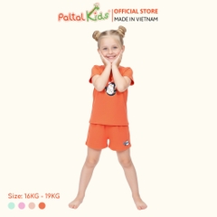 Đồ Bộ Đùi Cơ Bản Cotton Mỹ Bé Gái Cao Cấp - 025 5161 - Size 11