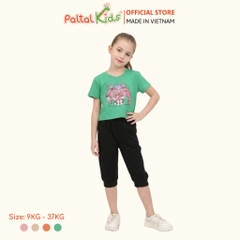 Đồ Bộ Lửng Hình In Chibi Usa - Sailor Moon Cotton Borib Bé Gái Cao Cấp - 224 7023