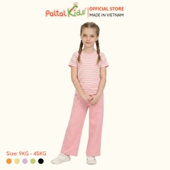 Đồ Bộ Dài Áo Dây Rút Cotton Viscose Bé Gái Cao Cấp - 023 6073