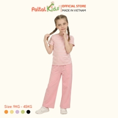 Đồ Bộ Dài Áo Dây Rút Cotton Viscose Bé Gái Cao Cấp - 023 6073